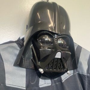 Darth Vader Star Wars  costume with mask and cape - kids large